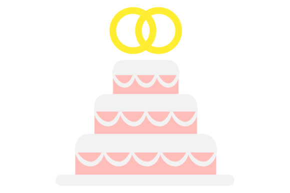 Celebrate Love with the Wedding Cake Color Icon