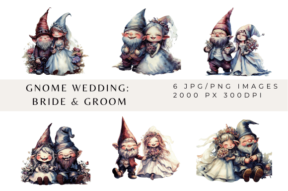 Enchanting Gnome Wedding Designs for Creative Projects