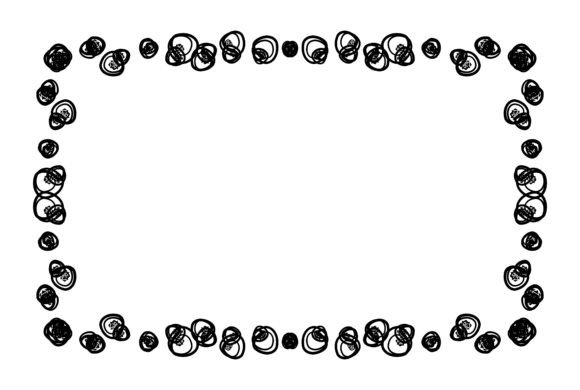Flourish Wedding Frame: Elegant Ornamental Design