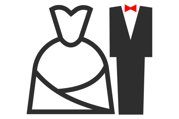 The Symbol of Forever: Using Wedding Couple Icons in Design