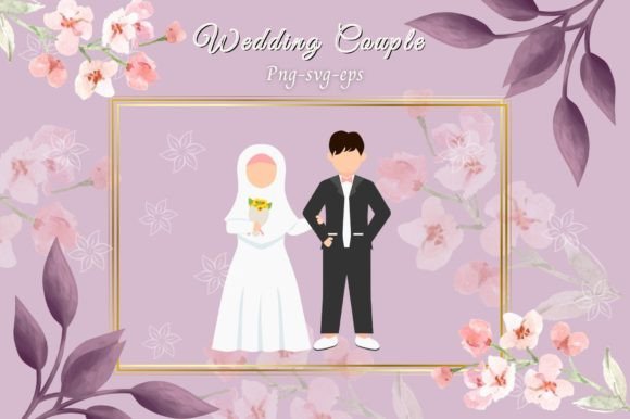 Wedding Couple Character: A Designer's Go-To for Romance