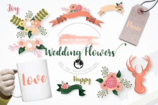 Wedding Flowers Graphics and Illustrations: A Designer's Toolkit