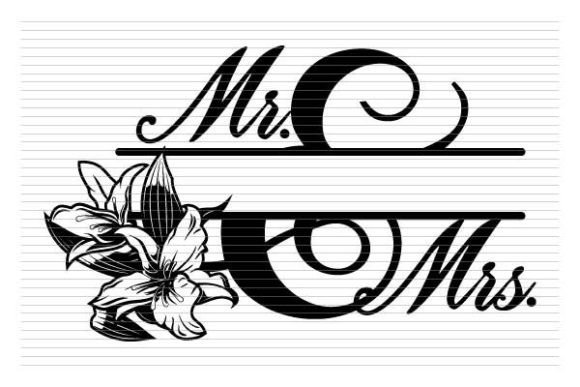 Wedding Mr Mrs Svg Clipart Door: Crafting Timeless Decor