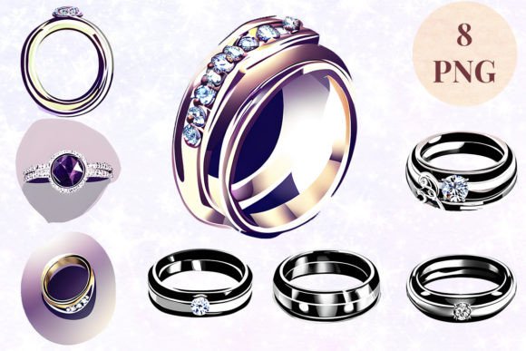 Wedding Ring 79 Clipart PNG: A Designer's Guide to Elegant Assets